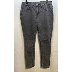Love Indigo jeans womens 10 30 x 30 tapered stretch gray black